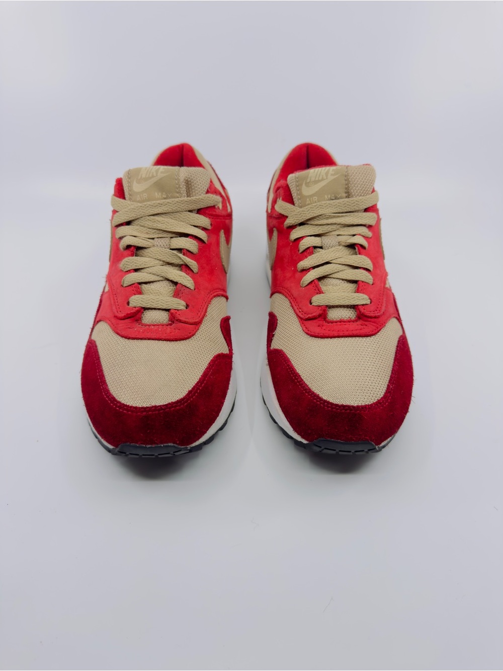 Nike Air Max 1 Premium Retro 'Red Curry” SZ 8.5 - Picture 2 of 10